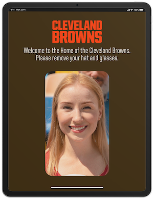 Cleveland Browns Facial Biometrics Sensor