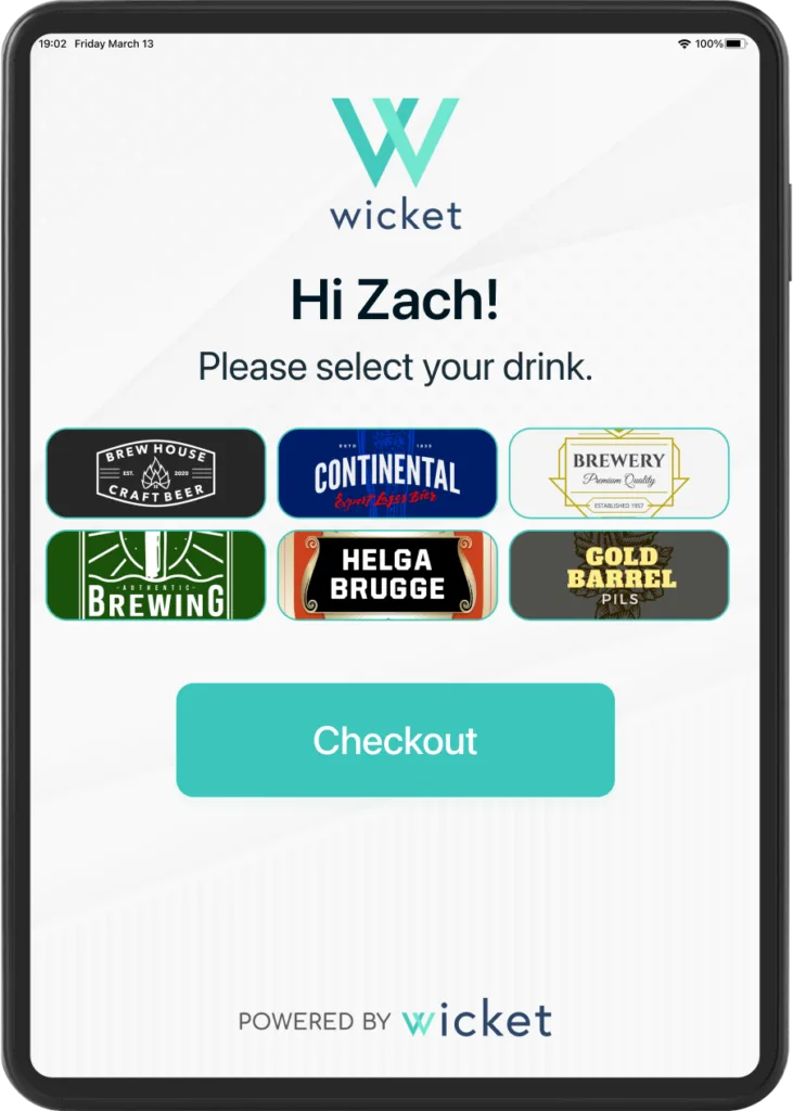 Facial Payments Select Screen