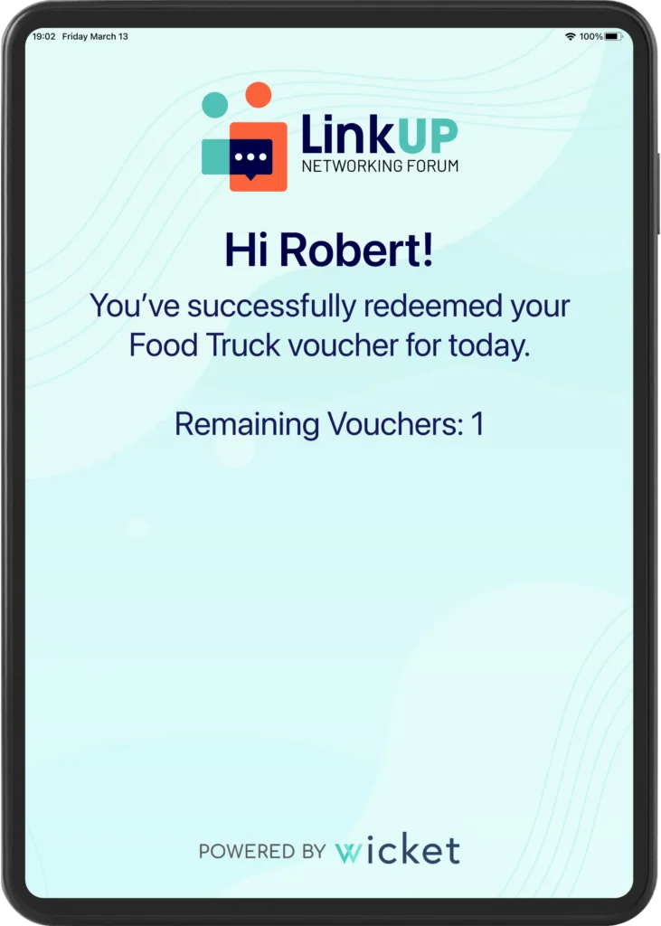 Voucher Redemption Redeem Screen