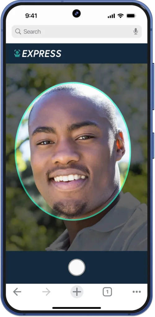 Facial Payments Capture Screen