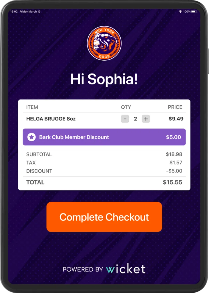 Loyalty Redemption Checkout Screen