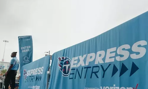 Nissan Stadium embraces facial entry